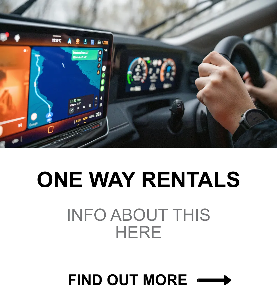 ONE WAY RENTALS CABS zon